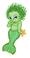 A cute baby merperson