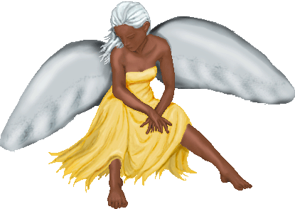 I love the base, like the hair and shoes, and failed miserably with the wings. Oh Well.